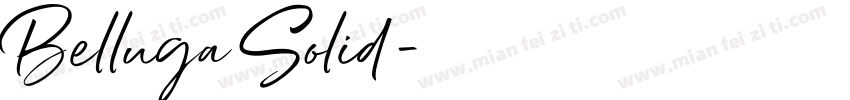 Belluga Solid字体转换